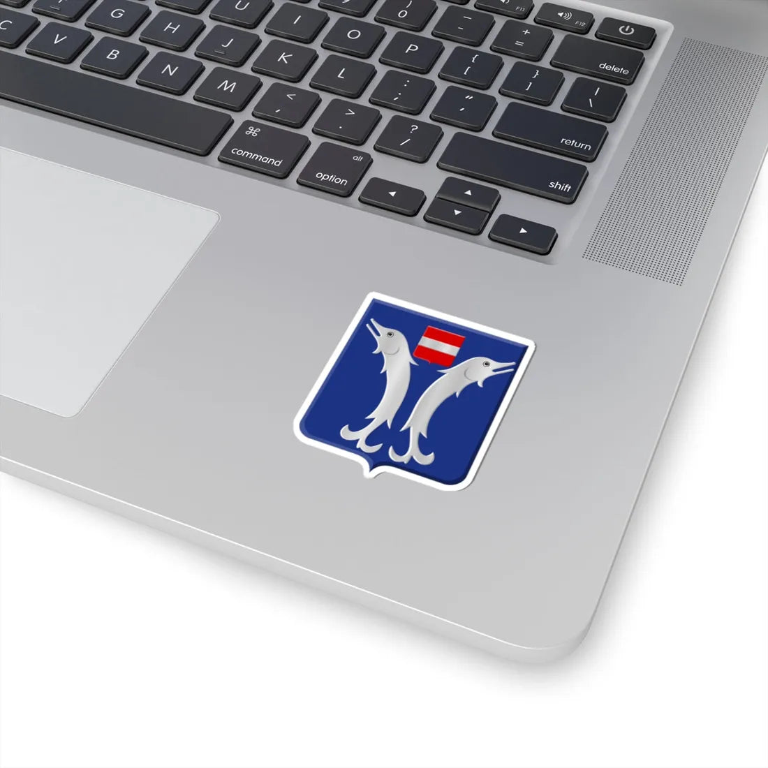 Doische wapen (Belgium) (Coat of Arms) STICKER Vinyl Kiss-Cut Decal - The Sticker Space