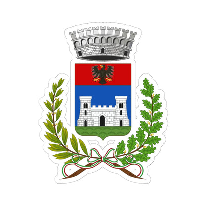 Dolceacqua-Stemma (Italy) (Coat of Arms) STICKER Vinyl Kiss-Cut Decal 6 Inch White - The Sticker Space