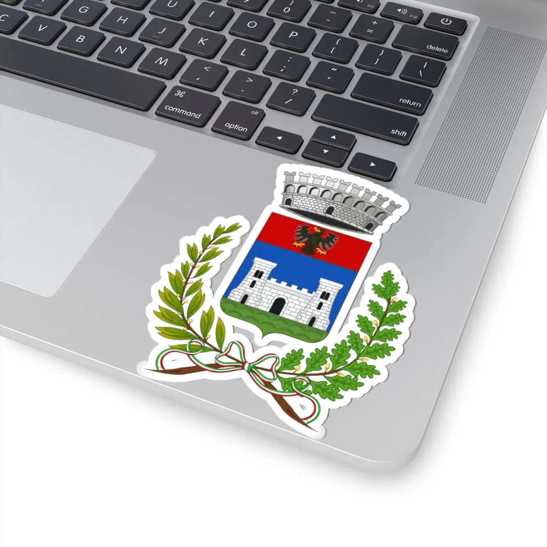 Dolceacqua-Stemma (Italy) (Coat of Arms) STICKER Vinyl Kiss-Cut Decal - The Sticker Space