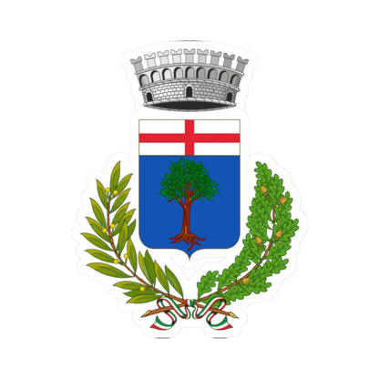 Dolcedo-Stemma (Italy) (Coat of Arms) STICKER Vinyl Kiss-Cut Decal 2 Inch White - The Sticker Space