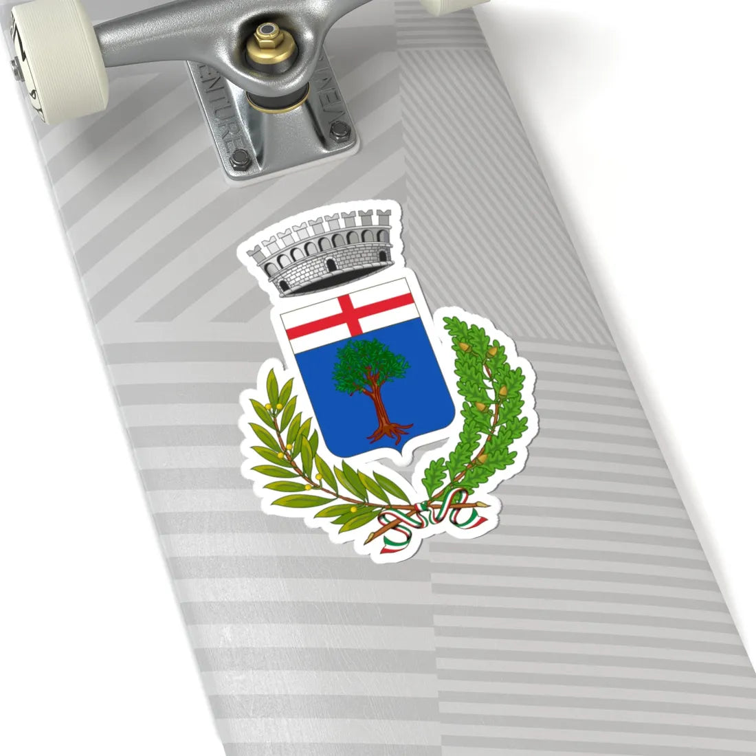Dolcedo-Stemma (Italy) (Coat of Arms) STICKER Vinyl Kiss-Cut Decal - The Sticker Space