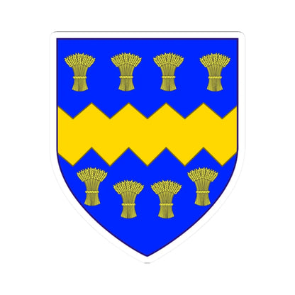 Doleman (England) (Coat of Arms) STICKER Vinyl Kiss-Cut Decal 2 Inch White - The Sticker Space