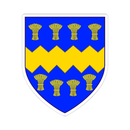 Doleman (England) (Coat of Arms) STICKER Vinyl Kiss-Cut Decal 6 Inch White - The Sticker Space