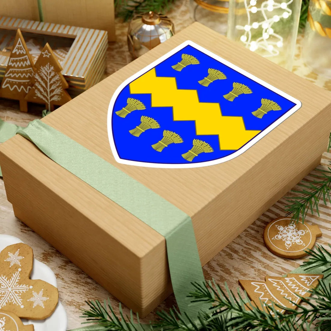 Doleman (England) (Coat of Arms) STICKER Vinyl Kiss-Cut Decal - The Sticker Space