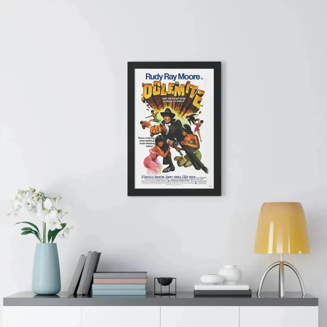 DOLEMITE 1975 - Framed Movie Poster - The Sticker Space