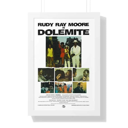 DOLEMITE (2) 1975 - Framed Movie Poster 16″ x 24″ White - The Sticker Space