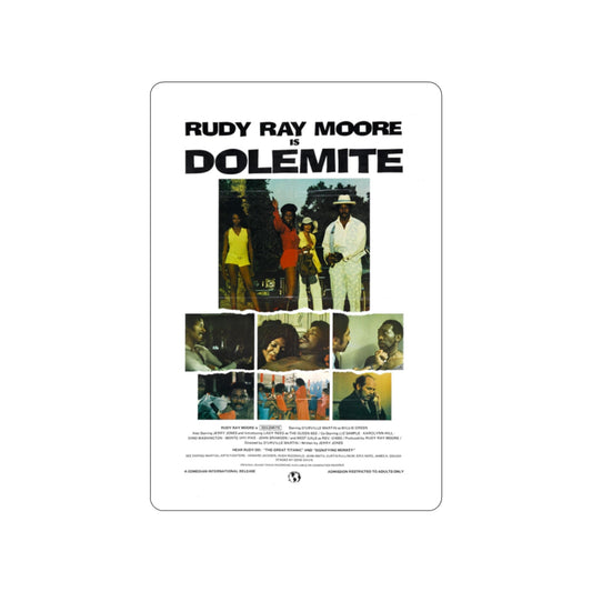 DOLEMITE (2) 1975 Movie Poster STICKER Vinyl Die-Cut Decal-2 Inch-The Sticker Space