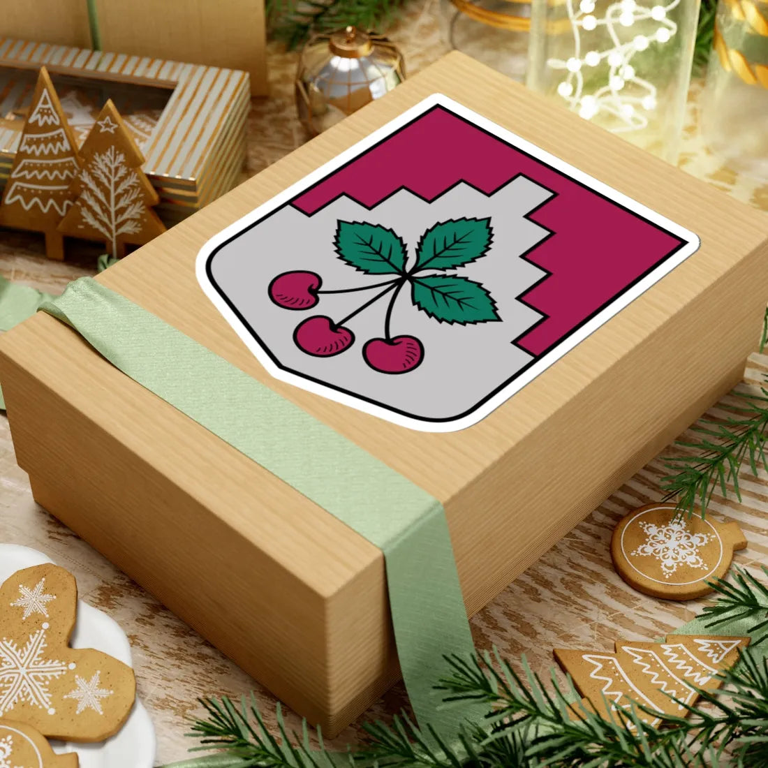 Ēdoles pagasta ģerbonis (Latvia) (Coat of Arms) STICKER Vinyl Kiss-Cut Decal - The Sticker Space