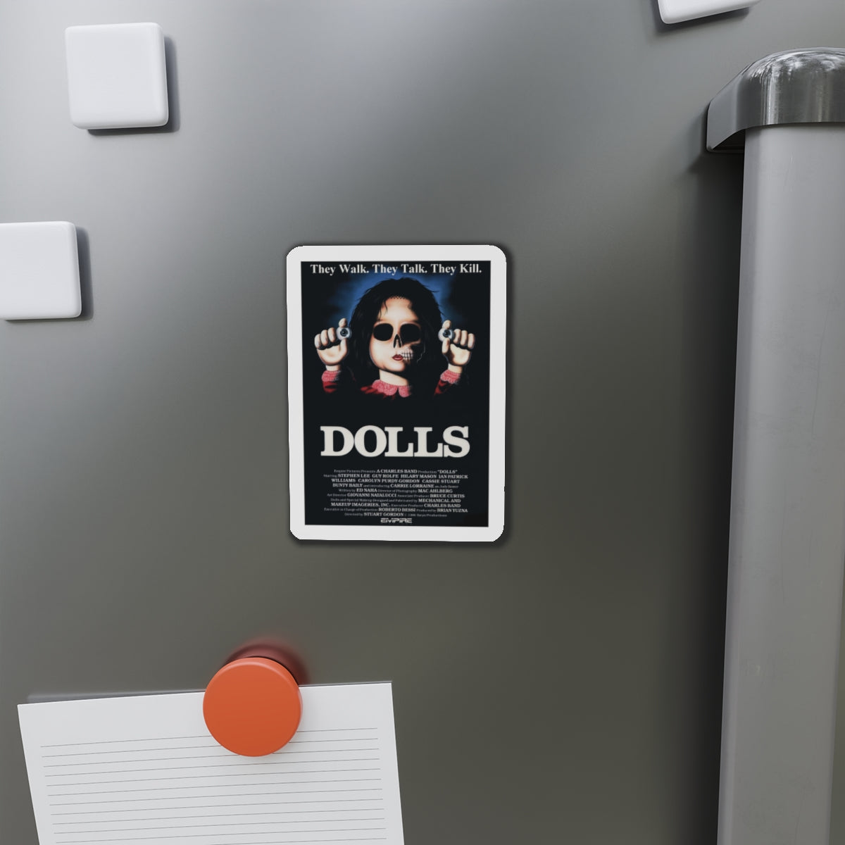 DOLLS 1986 Movie Poster - Die-Cut Magnet-The Sticker Space