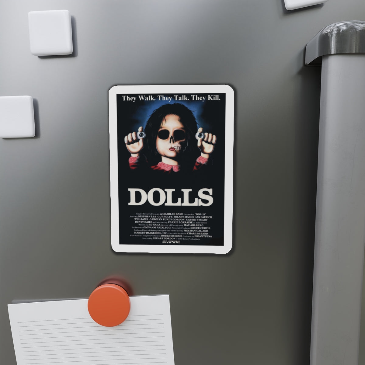 DOLLS 1986 Movie Poster - Die-Cut Magnet-The Sticker Space