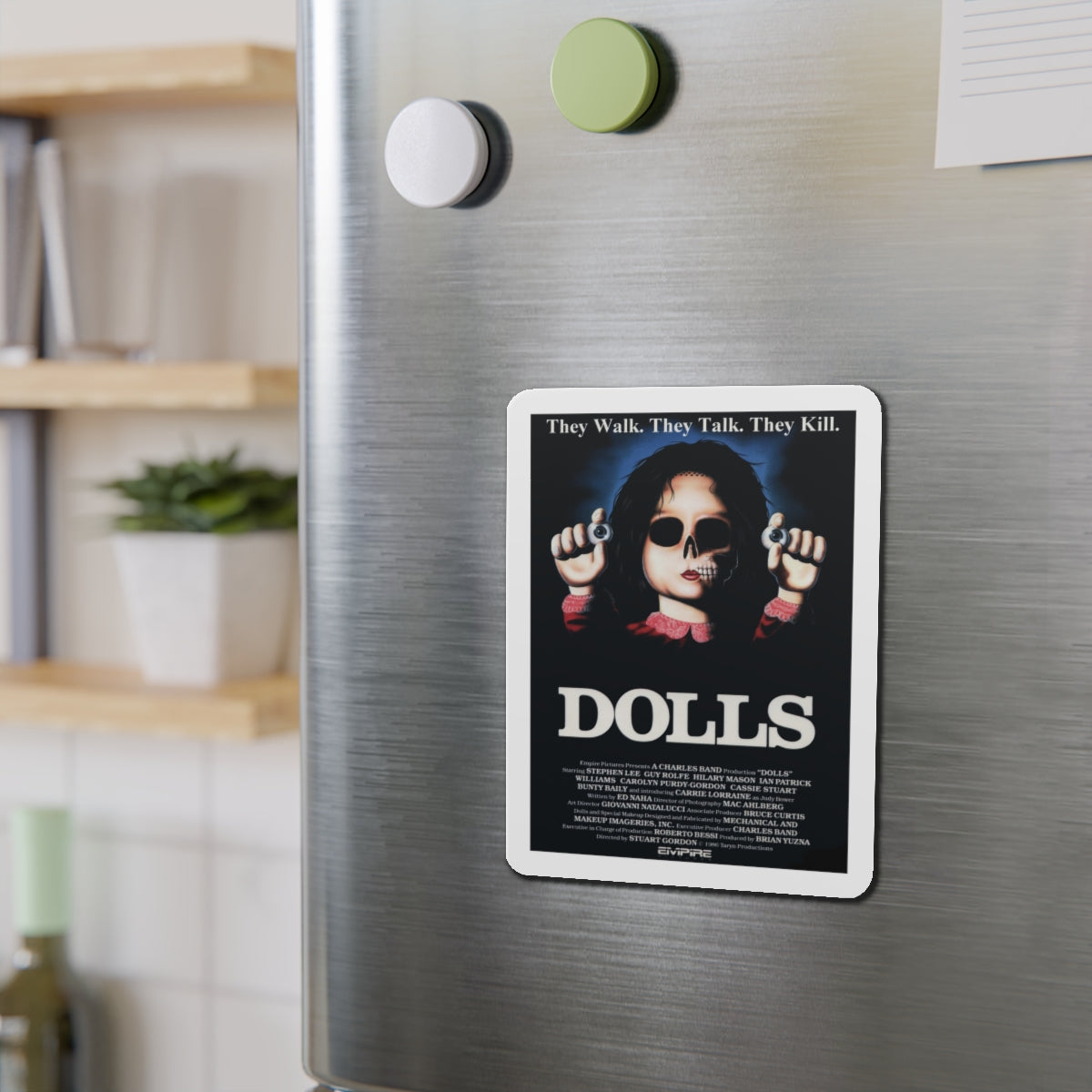 DOLLS 1986 Movie Poster - Die-Cut Magnet-The Sticker Space