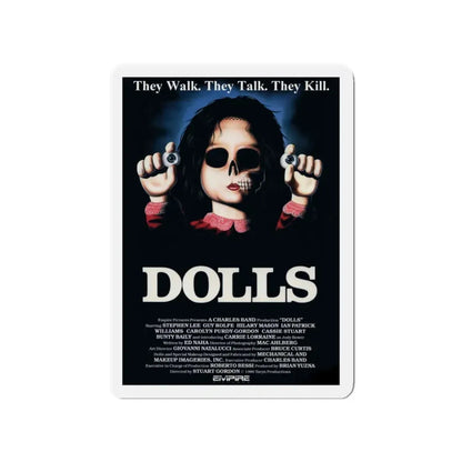 DOLLS 1986 Movie Poster - Refrigerator Magnet 4 Inch - The Sticker Space