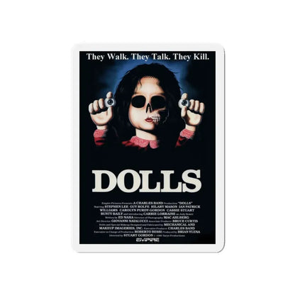 DOLLS 1986 Movie Poster - Refrigerator Magnet 5 Inch - The Sticker Space