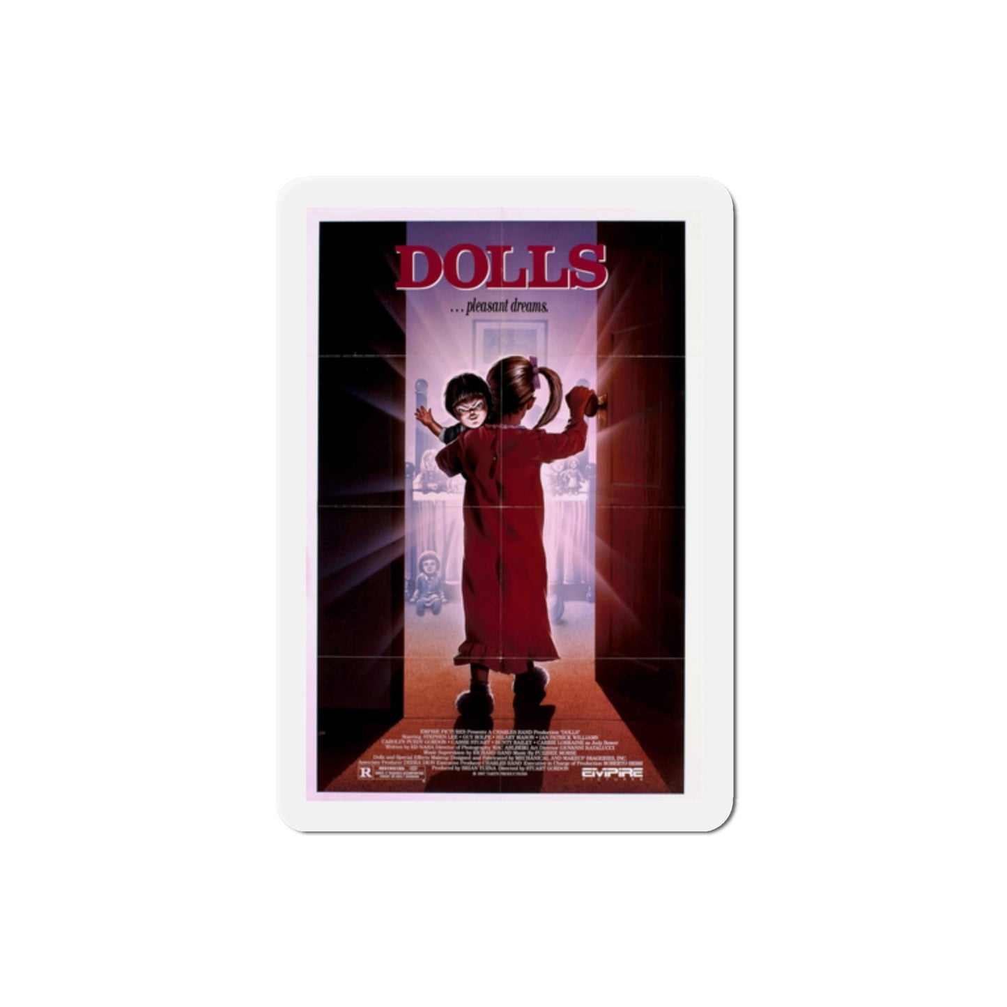 Dolls 1987 Movie Poster Die-Cut Magnet-2" x 2"-The Sticker Space