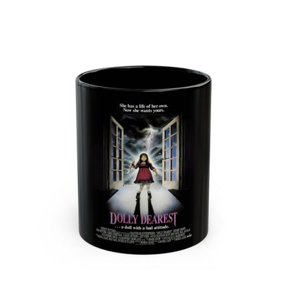 DOLLY DEAREST 1991 Movie Poster - Black Coffee Mug-11oz-The Sticker Space