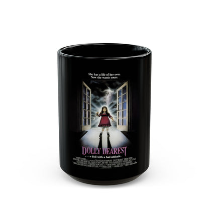 DOLLY DEAREST 1991 Movie Poster - Black Coffee Mug-15oz-The Sticker Space