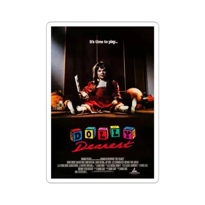 Dolly Dearest 1991 Movie Poster STICKER Vinyl Die-Cut Decal 3 Inch - The Sticker Space