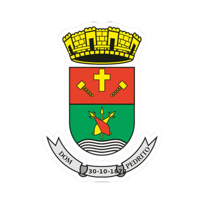 Dom Pedrito - RS - Brasao (Brazil) (Coat of Arms) STICKER Vinyl Kiss-Cut Decal 2 Inch White - The Sticker Space