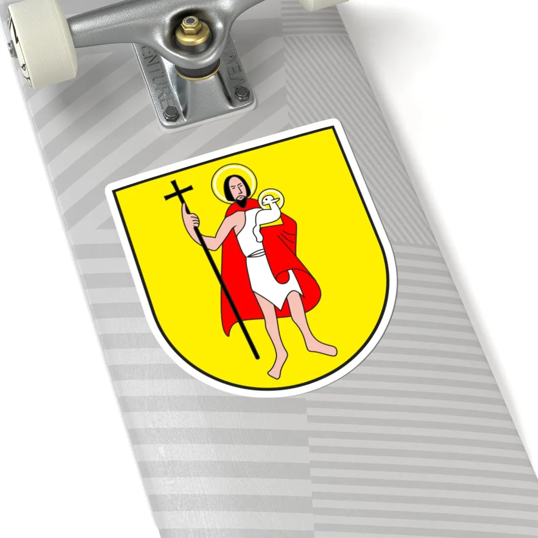 Domat Ems wappen (Switzerland) (Coat of Arms) STICKER Vinyl Kiss-Cut Decal - The Sticker Space