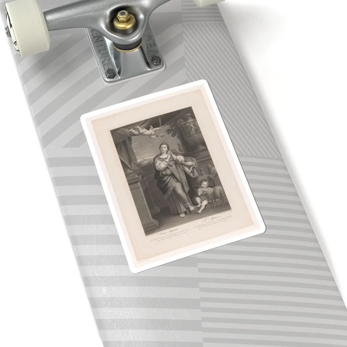 SKU:TSS-STICK-DMNH-6X6-14DH1 Sizes:6" × 6" Types:White