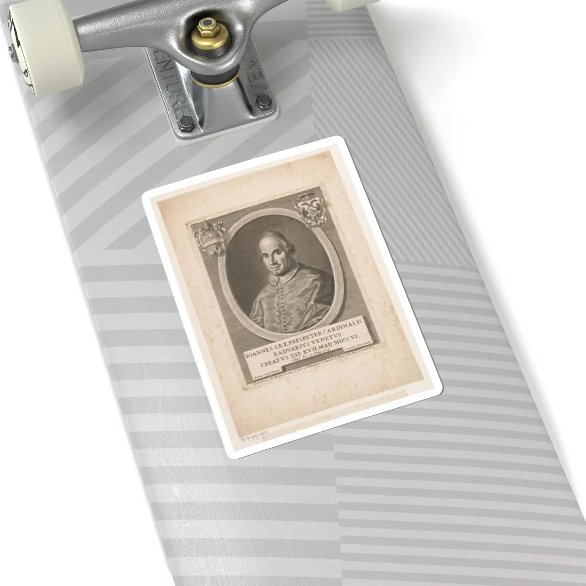 SKU:TSS-STICK-DMND-6X6-2 Sizes:6" × 6" Types:White
