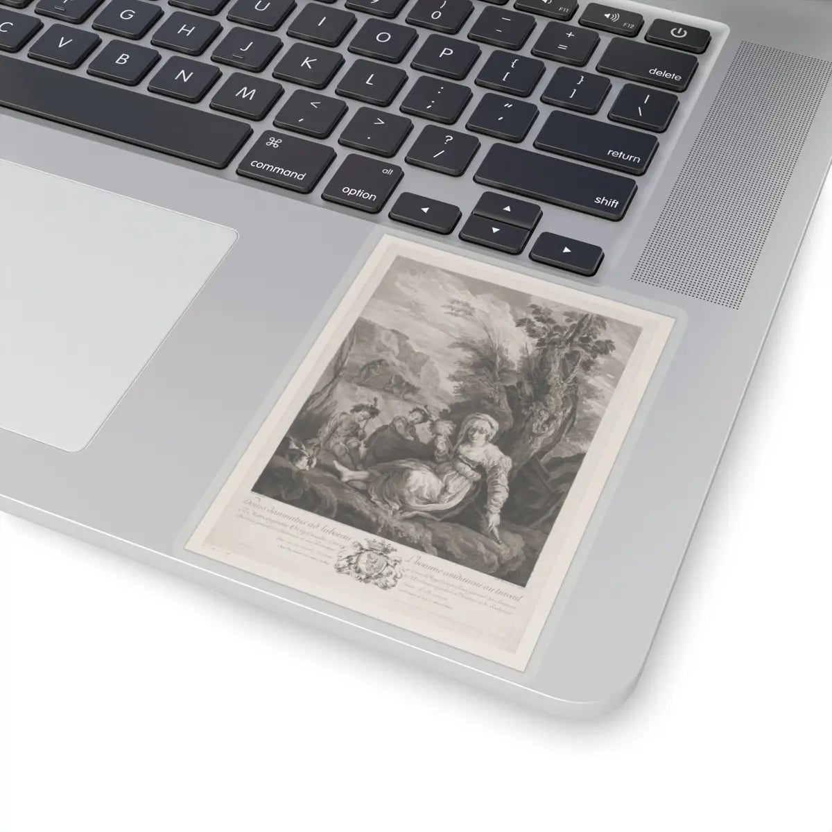 SKU:TSS-STICK-DMNFT-4X4-14DIK Sizes:4" × 4" Types:Transparent