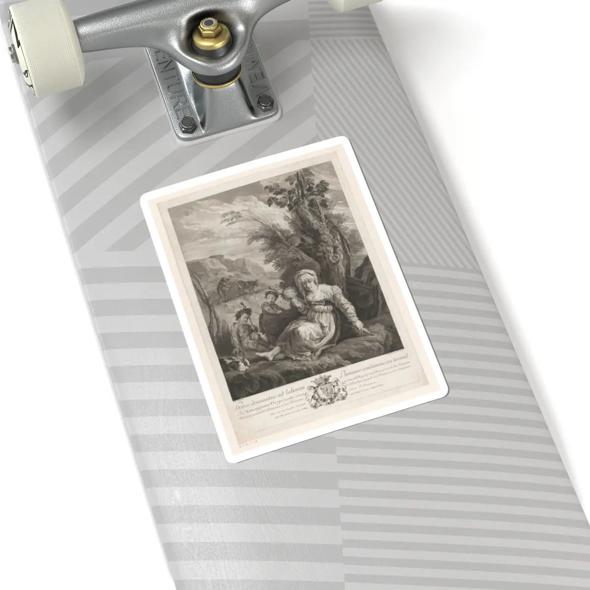SKU:TSS-STICK-DMNFT-6X6-2 Sizes:6" × 6" Types:White