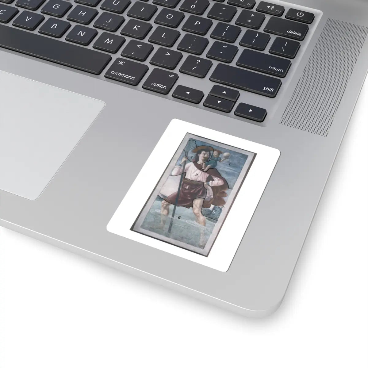 SKU:TSS-STICK-DMNGHR-3X3-5 Sizes:3" × 3" Types:White