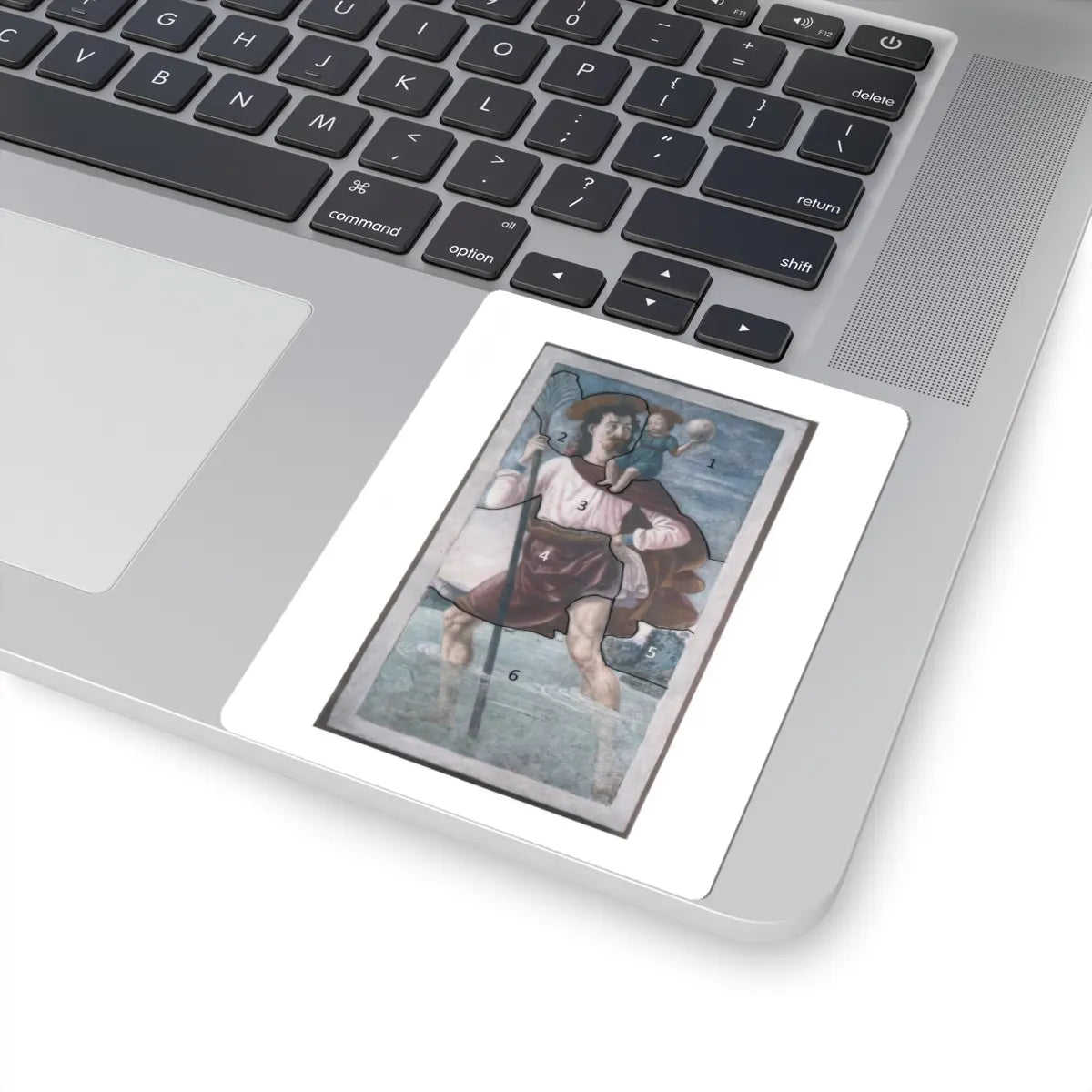 SKU:TSS-STICK-DMNGHR-4X4-5 Sizes:4" × 4" Types:White