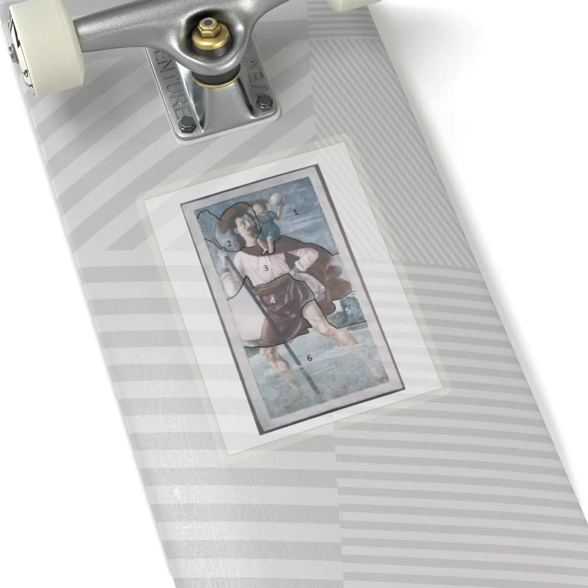 SKU:TSS-STICK-DMNGHR-6X6-1N0UI Sizes:6" × 6" Types:Transparent
