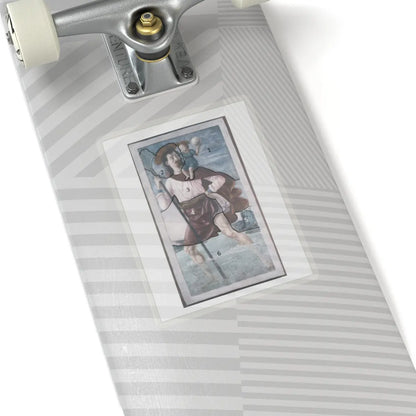 SKU:TSS-STICK-DMNGHR-6X6-1N0UI Sizes:6" × 6" Types:Transparent