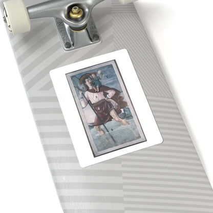 SKU:TSS-STICK-DMNGHR-6X6-5 Sizes:6" × 6" Types:White