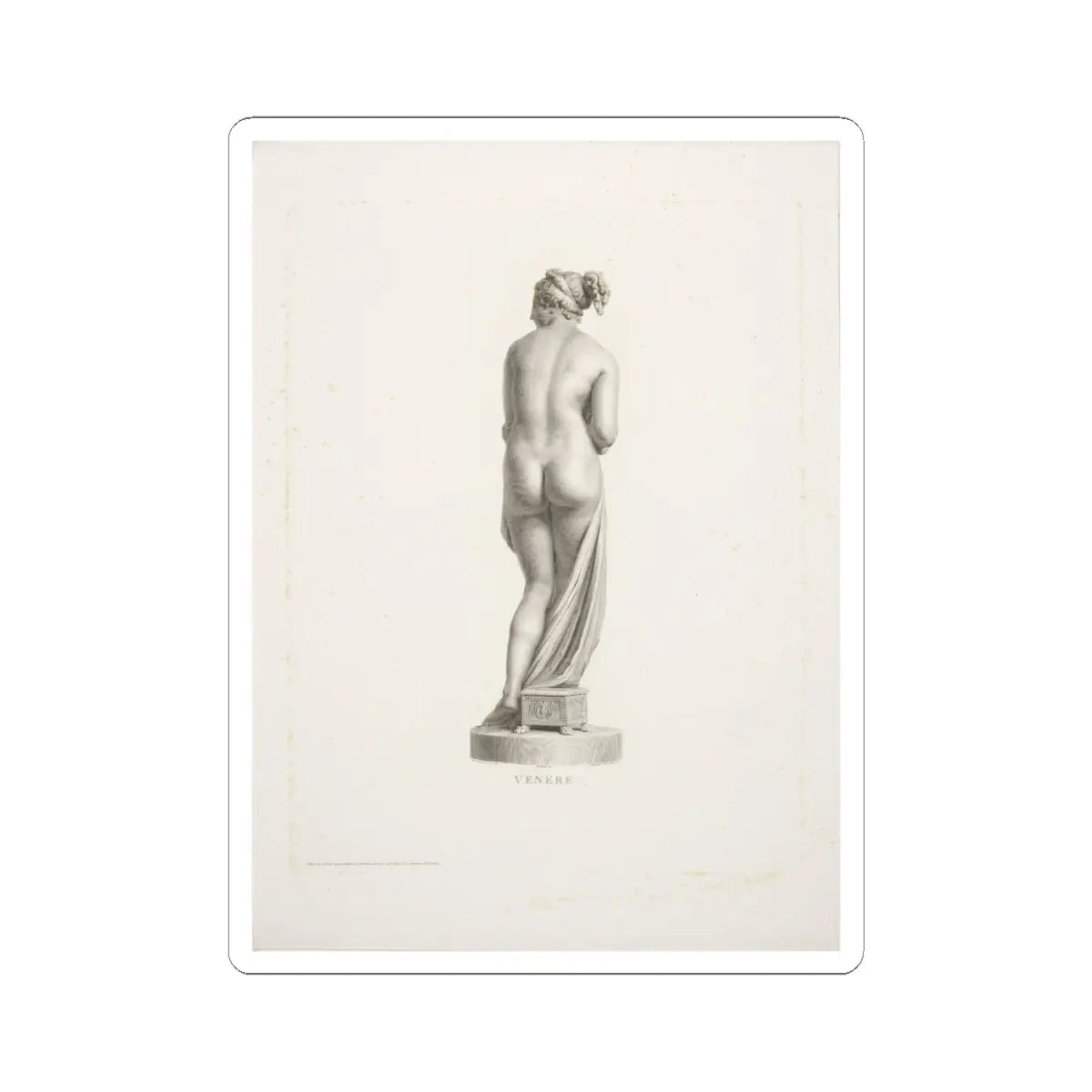 SKU:TSS-STICK-DMNMRC-6X6-6 Sizes:6" × 6" Types:White