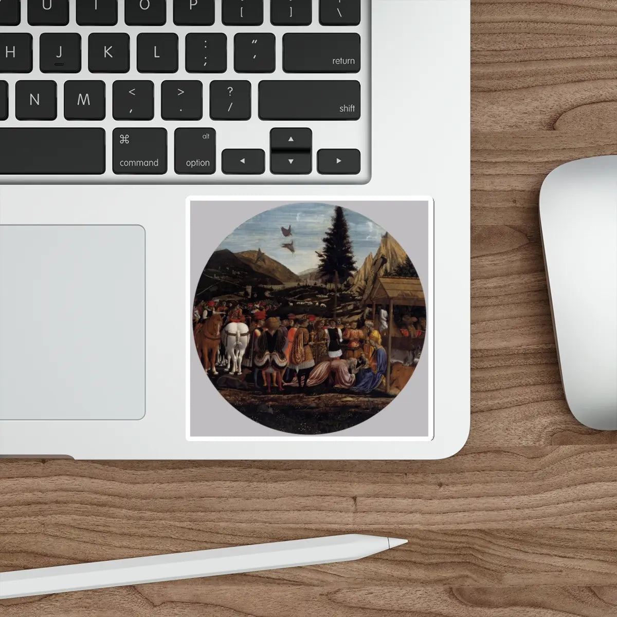 SKU:20918115831342765625 Sticker types:White Shape:Die-Cut Sizes:4" × 4"