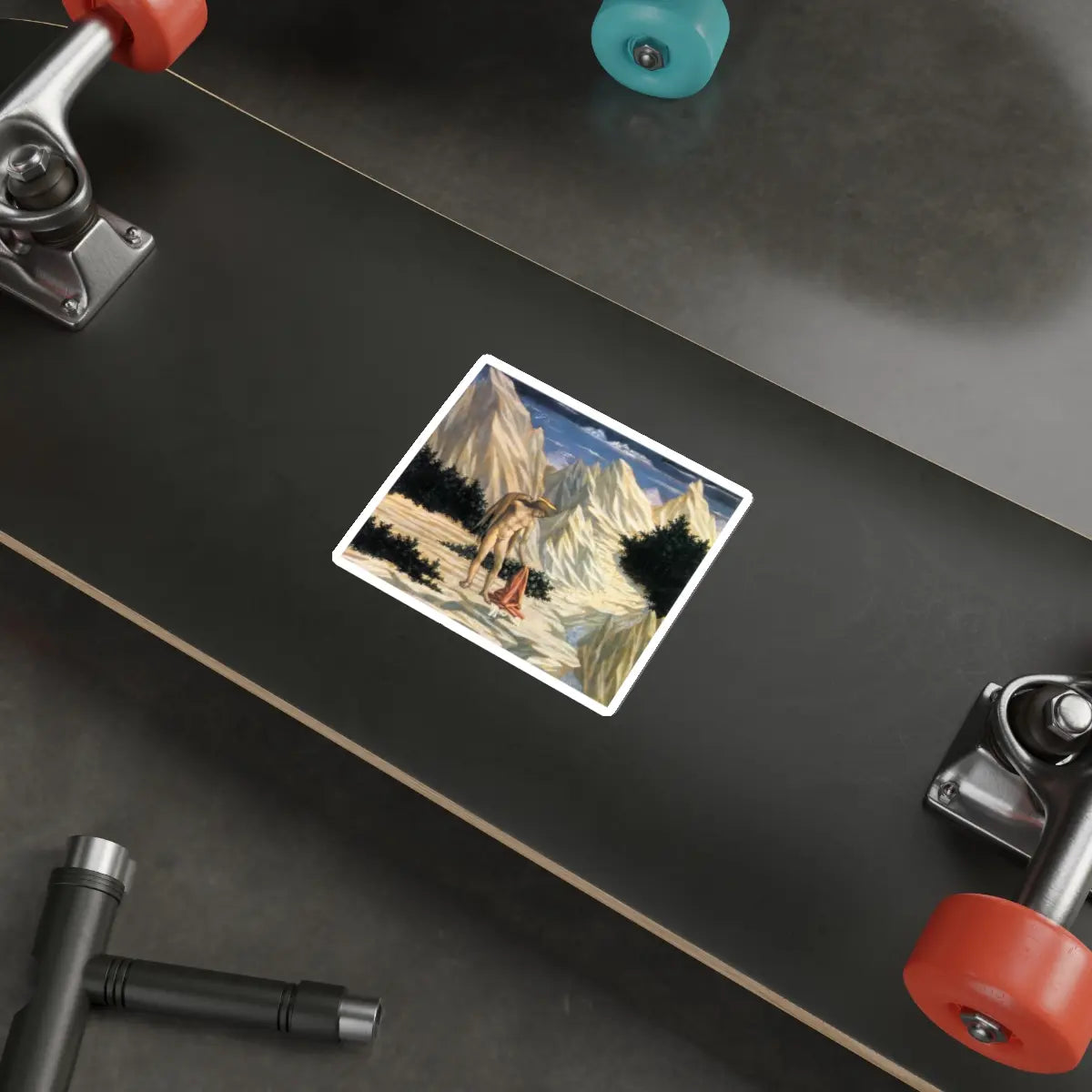 SKU:13647056272379521497 Sticker types:White Shape:Die-Cut Sizes:4" × 4"