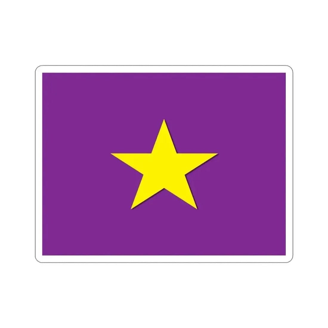 Dominican Liberation Party Flag STICKER Vinyl Die-Cut Decal 5 Inch - The Sticker Space