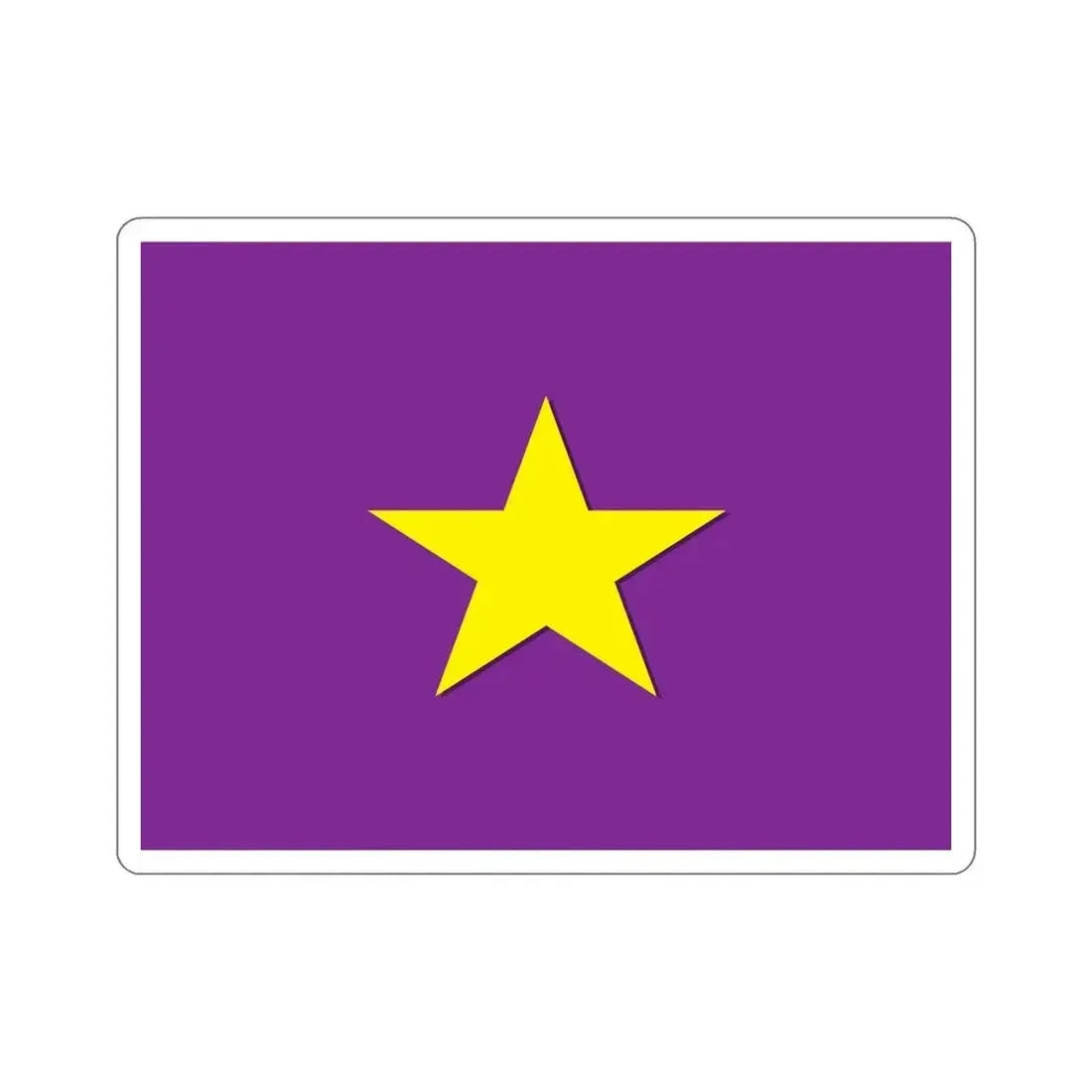 Dominican Liberation Party Flag STICKER Vinyl Die-Cut Decal - The Sticker Space