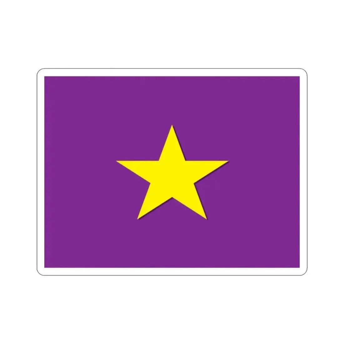 Dominican Liberation Party Flag STICKER Vinyl Die-Cut Decal - The Sticker Space