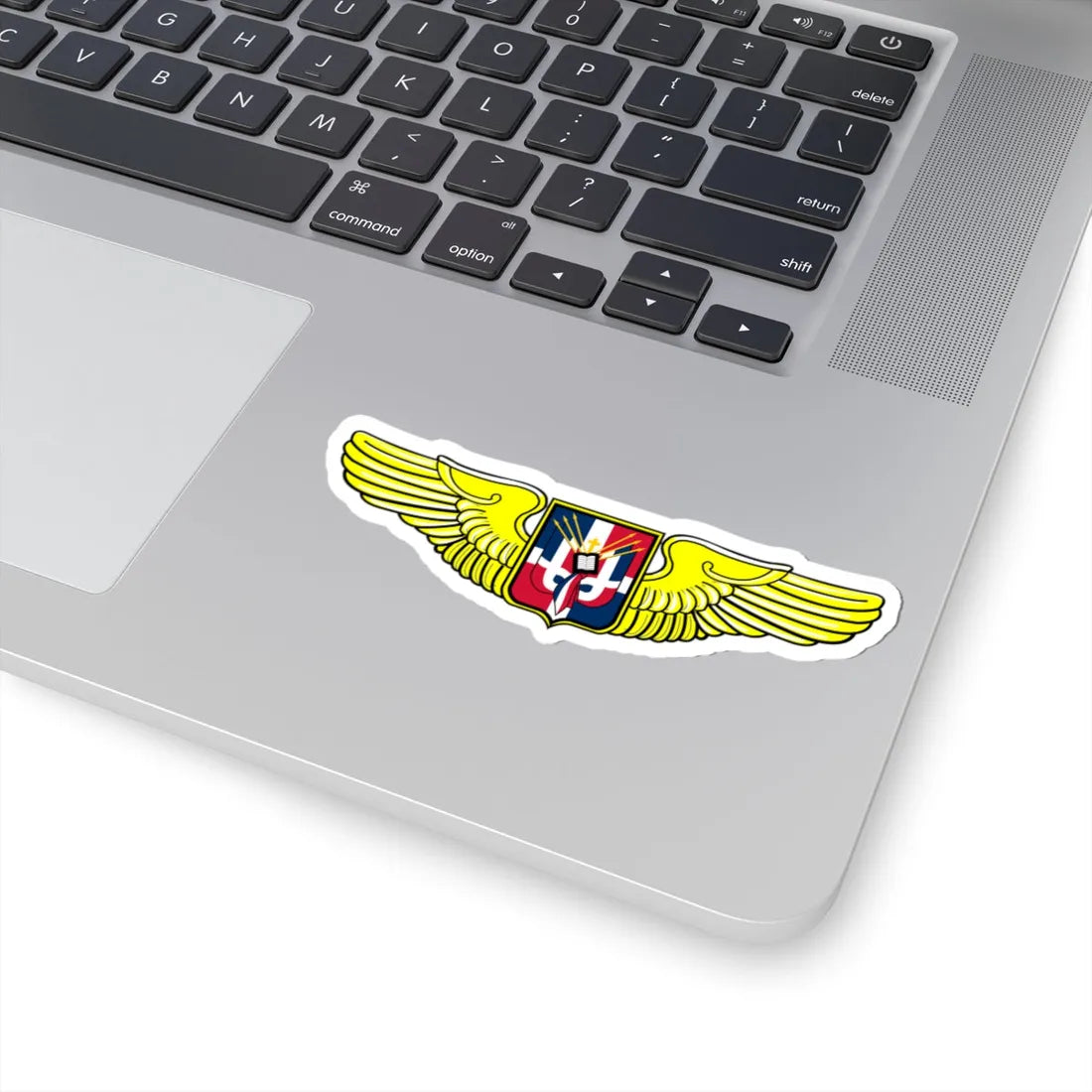 Dominican Republic Air Force Pilot Badge (Dominica) (Coat of Arms) STICKER Vinyl Kiss-Cut Decal - The Sticker Space