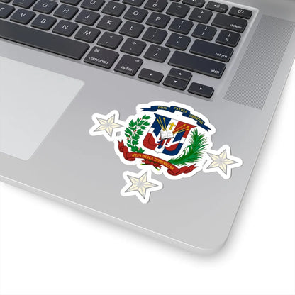 Dominican Republics Military Lieutenant General and Admiral Insignia (Military Rank) STICKER Vinyl Kiss-Cut Decal - The Sticker Space