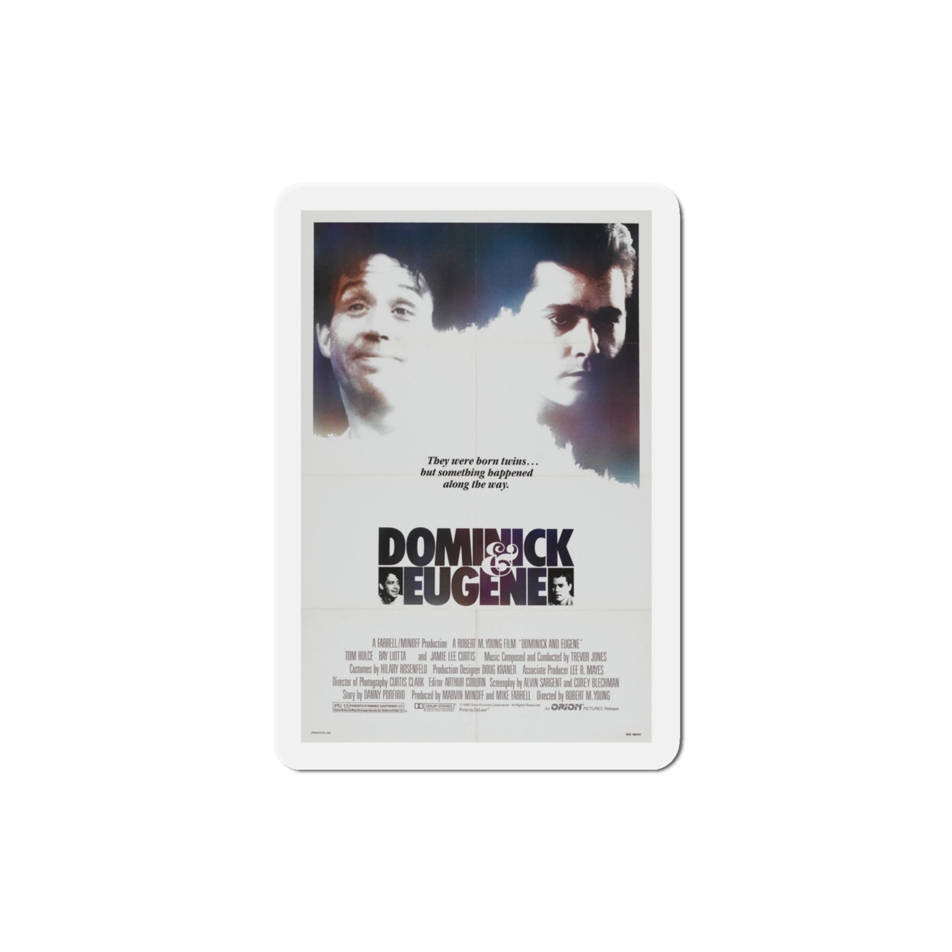 Dominick & Eugene 1988 Movie Poster Die-Cut Magnet-The Sticker Space