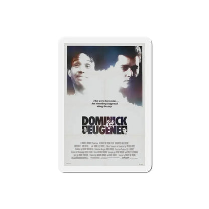 Dominick & Eugene 1988 Movie Poster Refrigerator Magnet 2 Inch - The Sticker Space