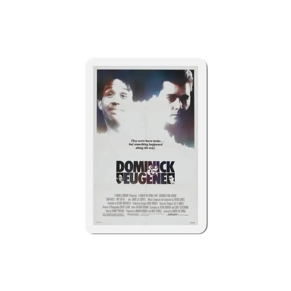 Dominick & Eugene 1988 Movie Poster Refrigerator Magnet 4 Inch - The Sticker Space