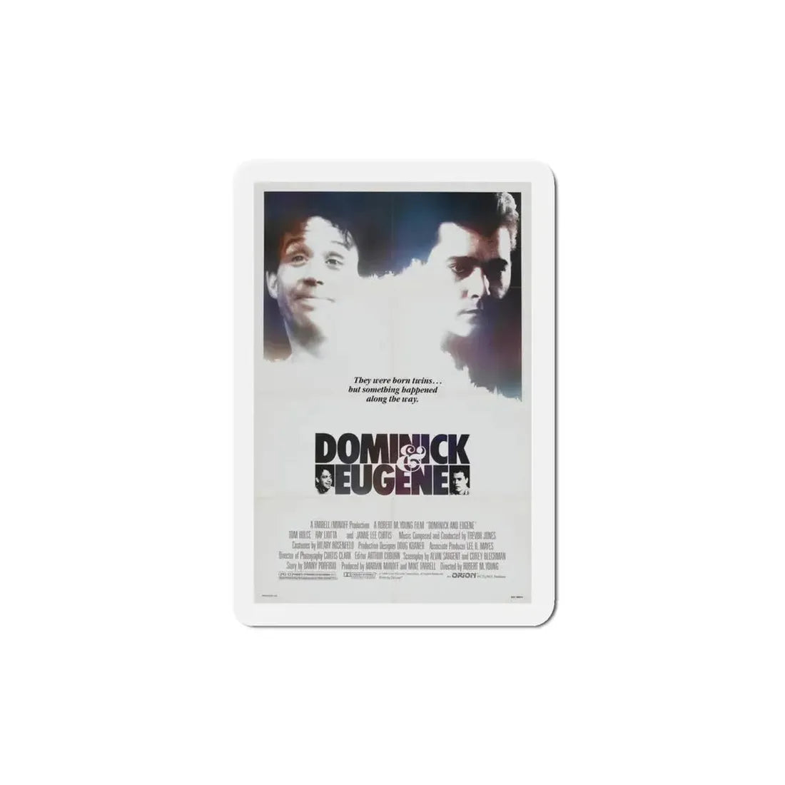 Dominick & Eugene 1988 Movie Poster Refrigerator Magnet 5 Inch - The Sticker Space