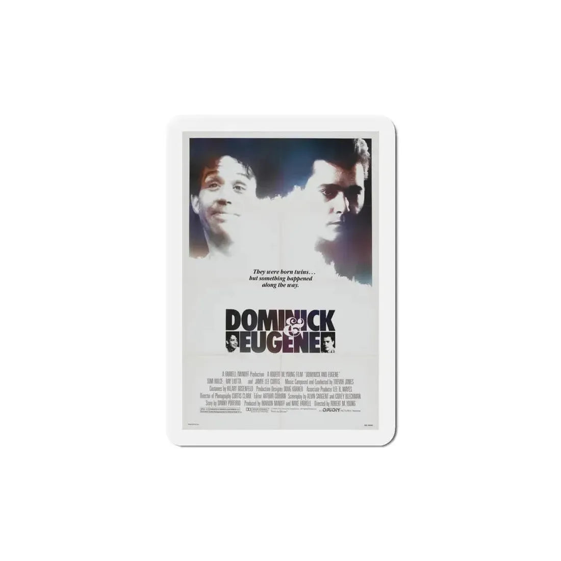Dominick & Eugene 1988 Movie Poster Refrigerator Magnet 6 Inch - The Sticker Space