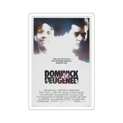 Dominick & Eugene 1988 Movie Poster STICKER Vinyl Die-Cut Decal - The Sticker Space