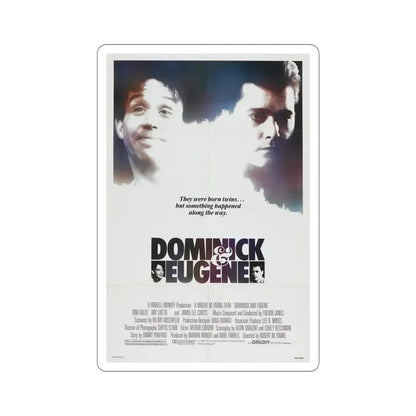 Dominick & Eugene 1988 Movie Poster STICKER Vinyl Die-Cut Decal - The Sticker Space