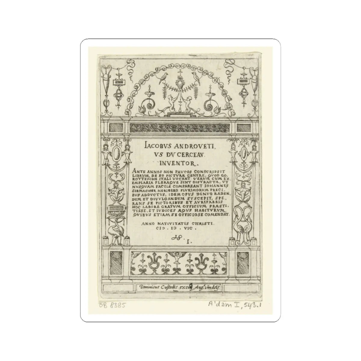 SKU:TSS-STICK-DMNCST-6X6-33 Sizes:6" × 6" Types:White