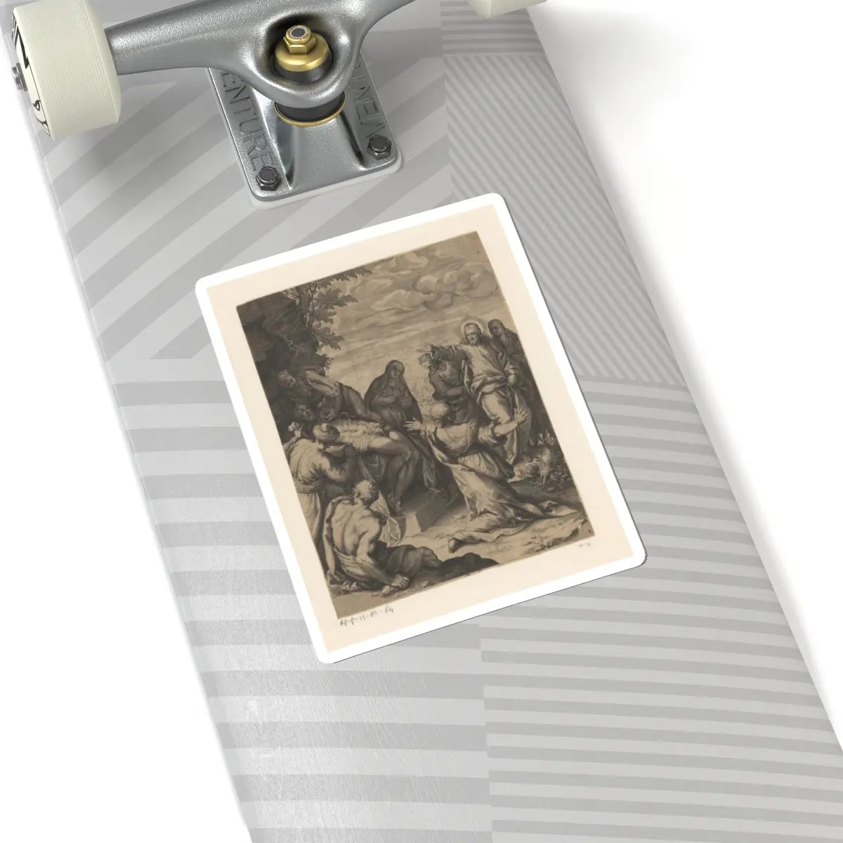 SKU:TSS-STICK-DMNCST-6X6-45 Sizes:6" × 6" Types:White