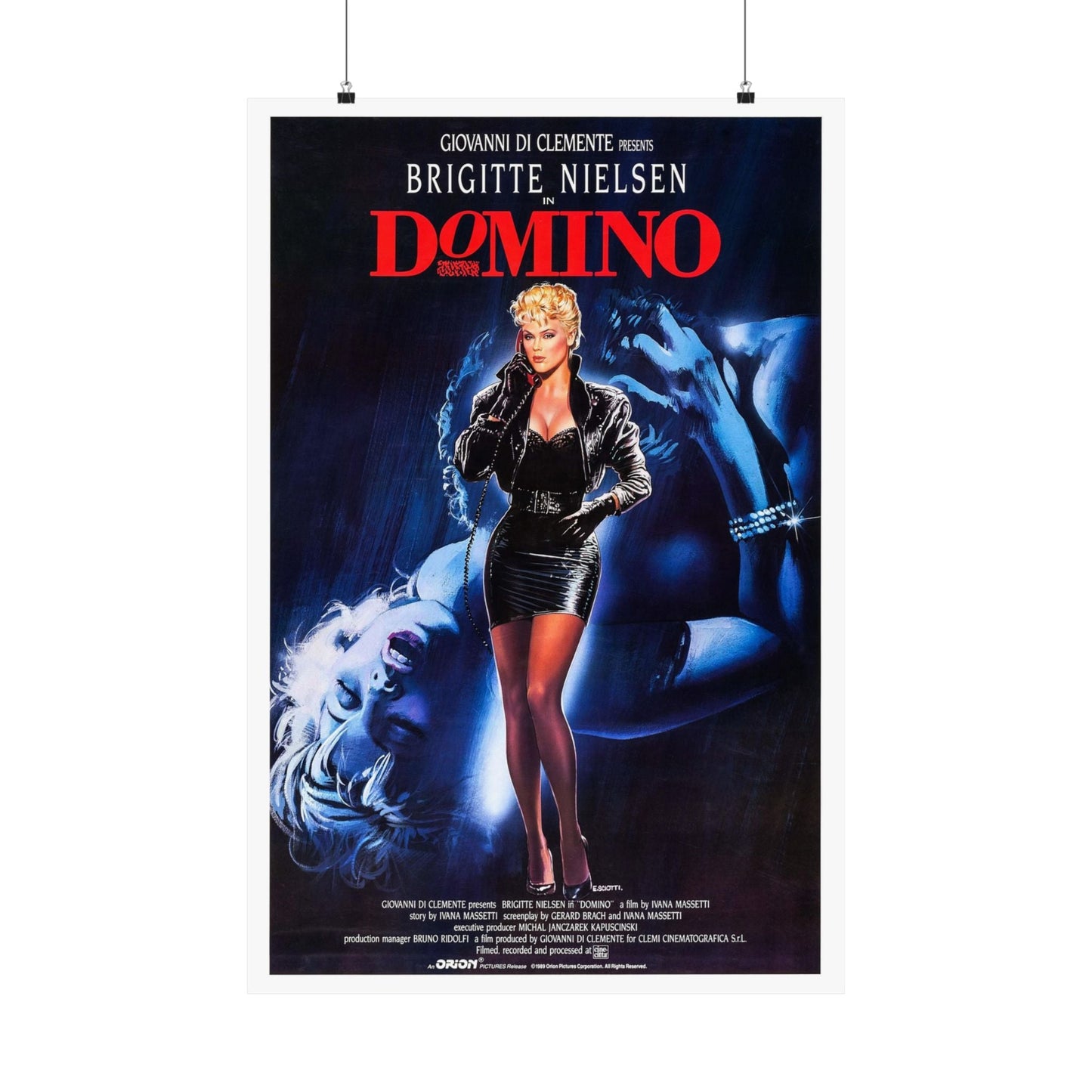 DOMINO 1988 - Paper Movie Poster-24″ x 36″-The Sticker Space